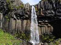 Svartifoss von Basaltsäulen umgeben